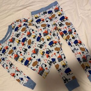 Kids Construction Vehicle Pajama Set